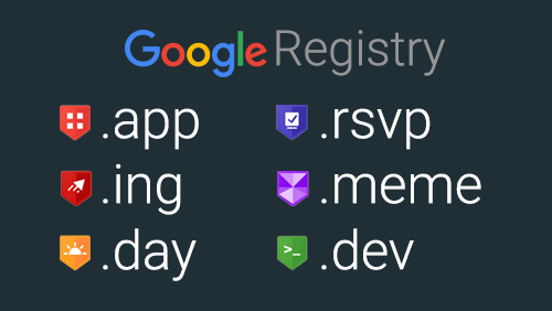 Google Registry domain sale